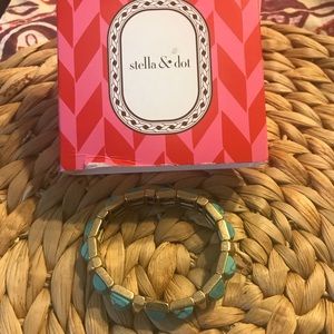 Turquoise & Gold Stella & Dot Bracelet!
